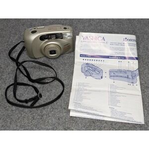 Yashica Kyocera Elite 105 Zoom 35mm Film Point & Shoot Camera TESTED